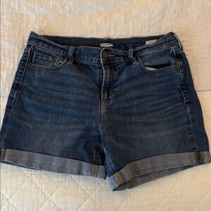 Old Navy Dark Blue Denim Shorts
